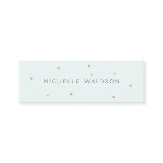 Simple Elegant Gold Stars Mommy Card