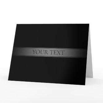 Simple Elegant Gradient Stripe Editable Color Card
