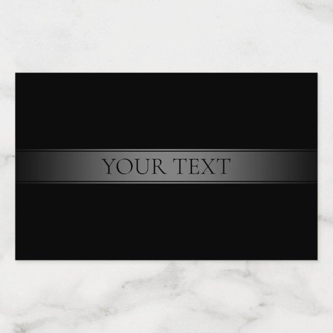 Simple Elegant Gradient Stripe Editable Color Envelope Liner