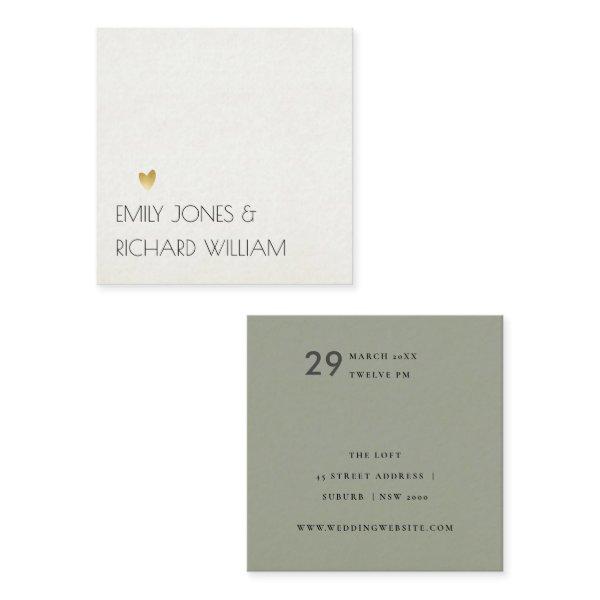 SIMPLE ELEGANT GREY WHITE WEDDING WEBSITE SQUARE