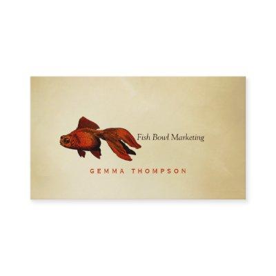 simple elegant modern goldfish zen paper gold fish