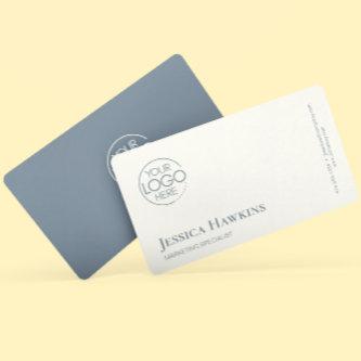 Simple Elegant Modern Logo Dusty Blue Professional