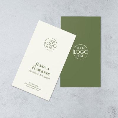 Simple Elegant Modern Logo Green Professional