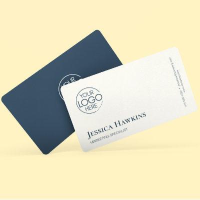 Simple Elegant Modern Logo Navy Blue Professional