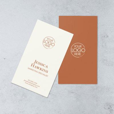Simple Elegant Modern Logo Orange Professional