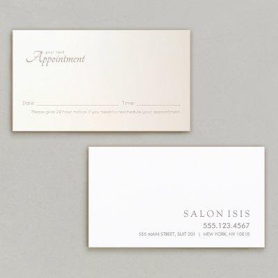 Simple Elegant Professional Appointment Reminder