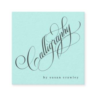 Simple Elegant Professional Calligrapher Services Square