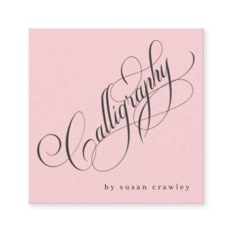 Simple Elegant Professional Calligrapher Services Square