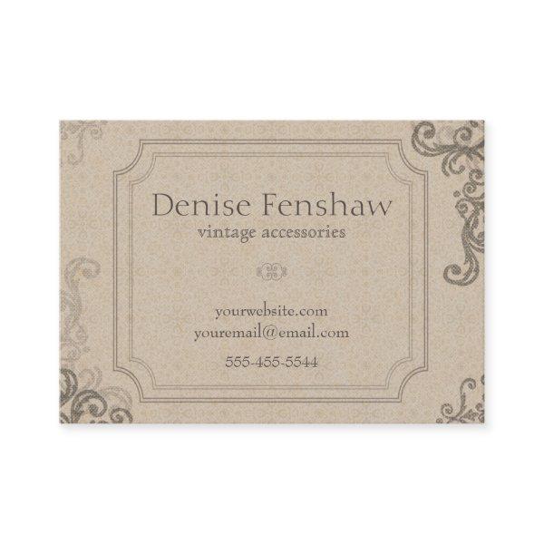 Simple Elegant Vintage Style Scroll and Frame
