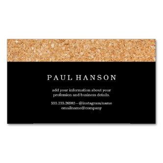 Simple Faux Cork Print  Magnet