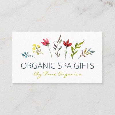 Simple Floral Handmade Organic Spa Body Soap