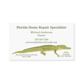 Simple Florida Gator Alligator Illustration