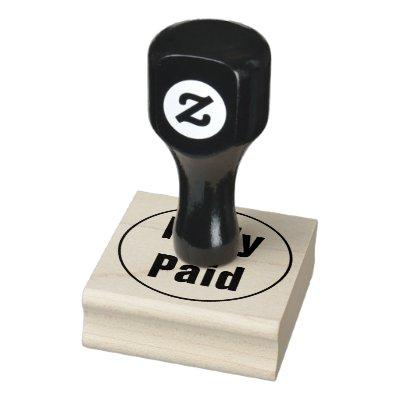 Simple "Fully Paid" Rubber Stamp