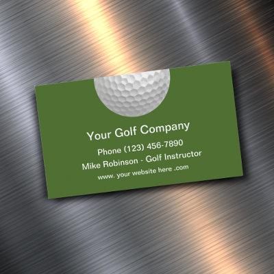 Simple Golf Sports Theme  Magnet