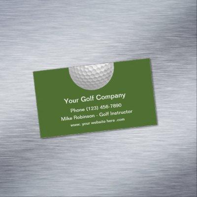 Simple Golf Sports Theme  Magnet
