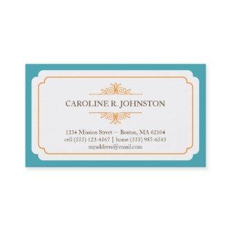 Simple grace solid teal frame personal calling