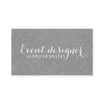 Simple Gray Linen Texture Look