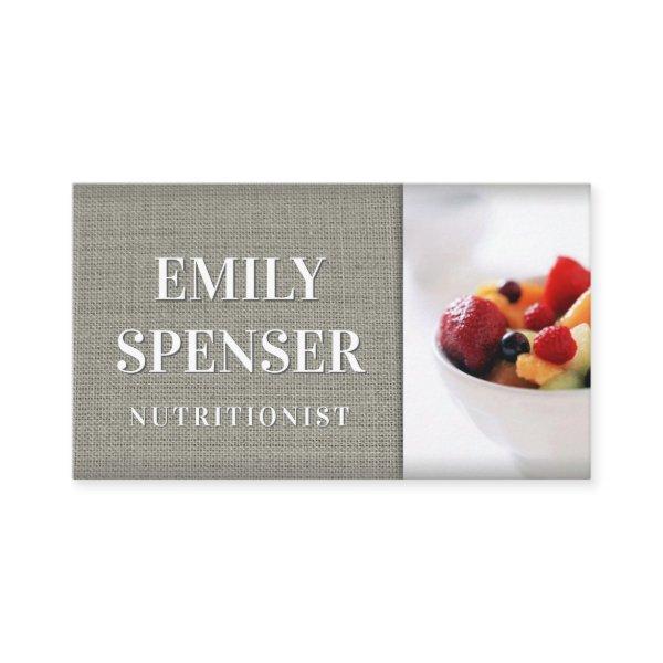 Simple Grey Linen Nutritionist