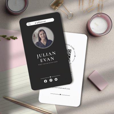 Simple Instagram Professional Black