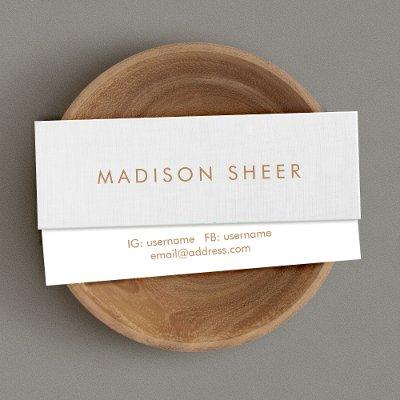 Simple, Light Gray, Modern Minimalist Mini