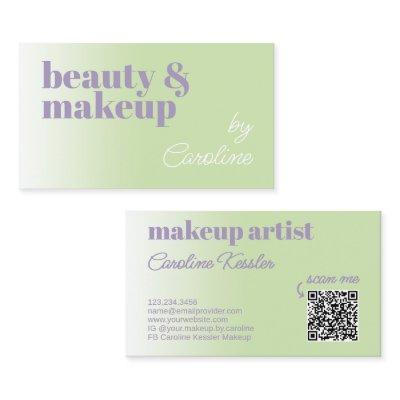 Simple Lime Green Lavender Violet White Typography