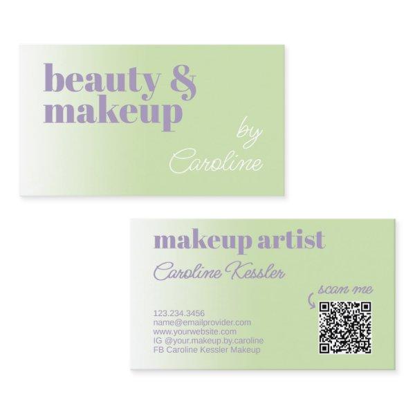 Simple Lime Green Lavender Violet White Typography