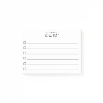 Simple Lined To Do List Checkboxes Script Name Post-it Notes