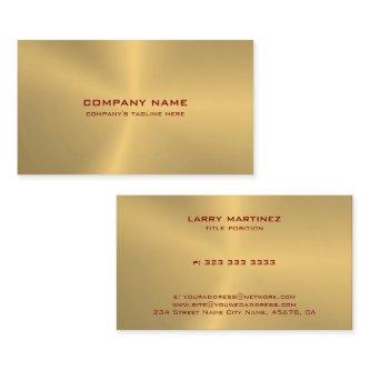 Simple Metallic Gold Texture Stainless Steel Look