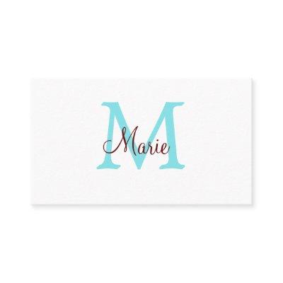 simple minimal add name monogram pink red   throw