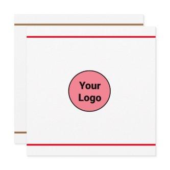 SIMPLE MINIMAL ADD YOUR LOGO CUSTOM TEXT HERE BUSI