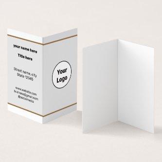 SIMPLE MINIMAL ADD YOUR LOGO CUSTOM TEXT HERE BUSI