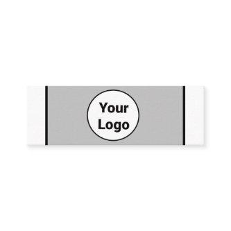 SIMPLE MINIMAL ADD YOUR LOGO CUSTOM TEXT HERE BUSI CALLING CARD