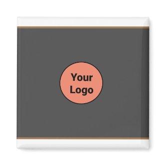 SIMPLE MINIMAL ADD YOUR LOGO CUSTOM TEXT HERE BUSI MAGNET