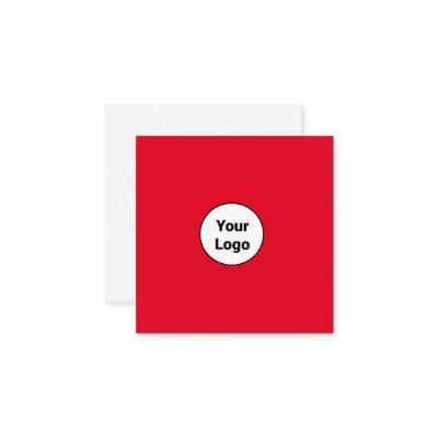 SIMPLE MINIMAL ADD YOUR LOGO CUSTOM TEXT HERE BUSI SQUARE