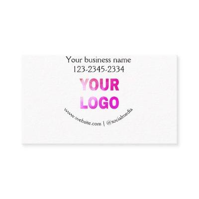 simple minimal add your logo/design here text  pos