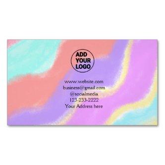 simple minimal add your logo/design here text  pos  magnet
