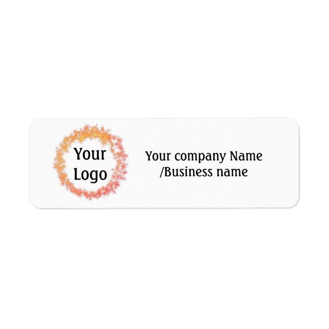 simple minimal add your logo gold website social t label