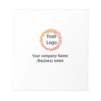 simple minimal add your logo gold website social t notepad