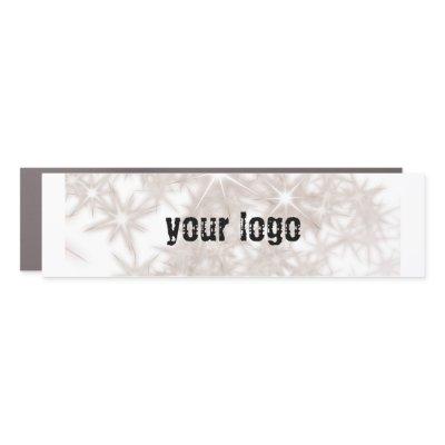 simple minimal add your text logo magnat magnet bu
