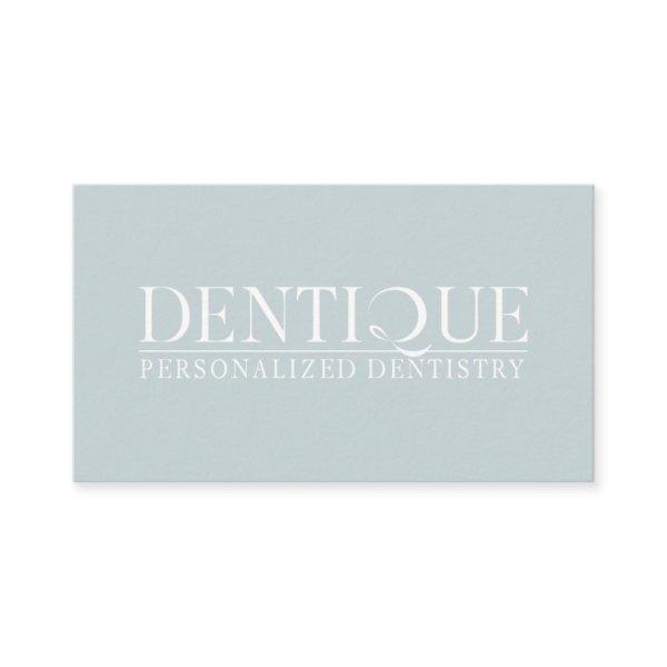 Simple Minimal Dusky Soft Blue Logo Professional