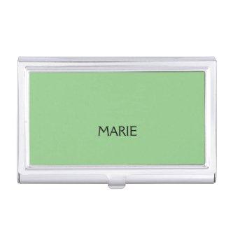 SIMPLE MINIMAL GREEN ADD YOUR NAME TEXT GIFT   CASE