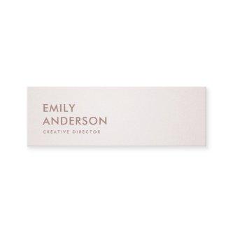 SIMPLE MINIMAL PALE SILVER BLUSH PINK ROSE GOLD MINI