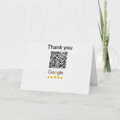 Simple minimal q r code add logo scan code name we foil holiday card