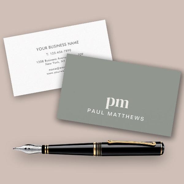 Simple Minimal Sage Green