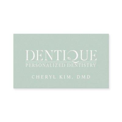 Simple Minimal Soft Mint Green Logo Appointment
