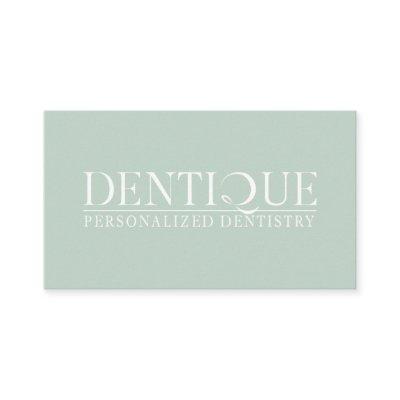 Simple Minimal Soft Mint Green Logo Appointment