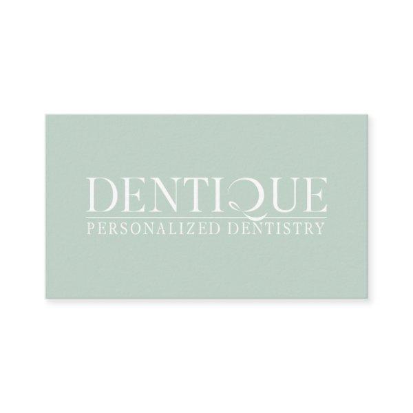 Simple Minimal Soft Mint Green Logo Appointment
