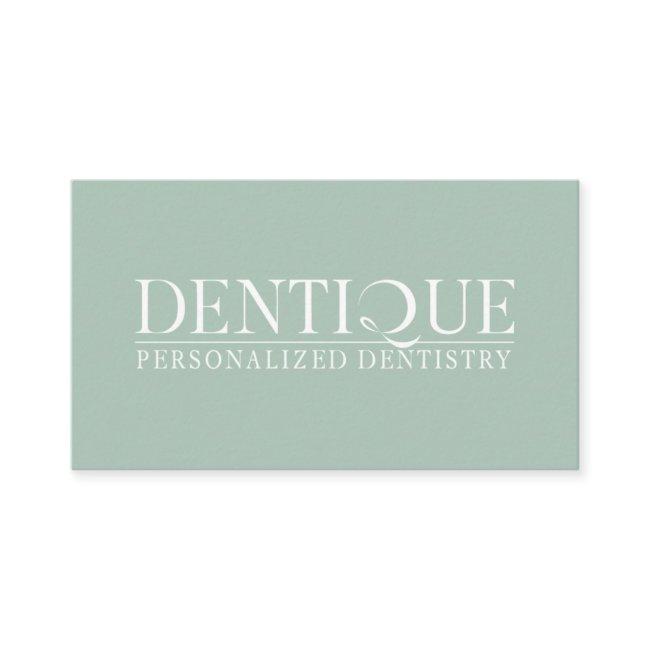 Simple Minimal Soft Mint Green Logo Professional
