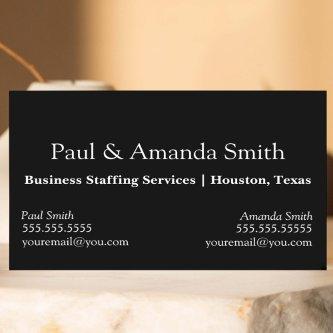 Simple Minimalist  with 2 Names