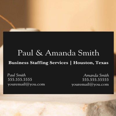 Simple Minimalist  with 2 Names
